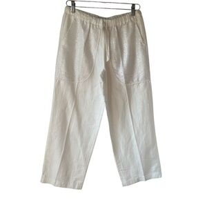 Sachin + Babi Sequin Silk Cotton Blend Wide leg Pants